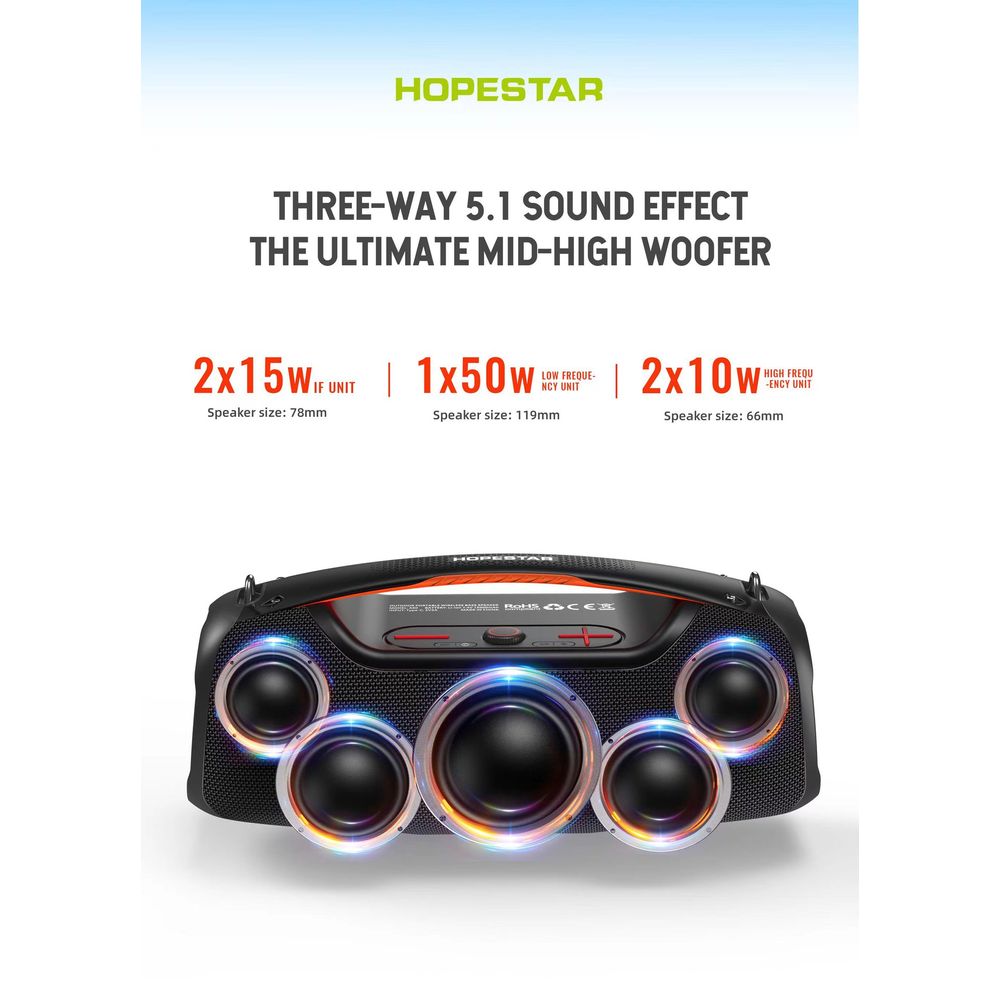 HOPESTAR A60 Wireless Bluetooth Speaker