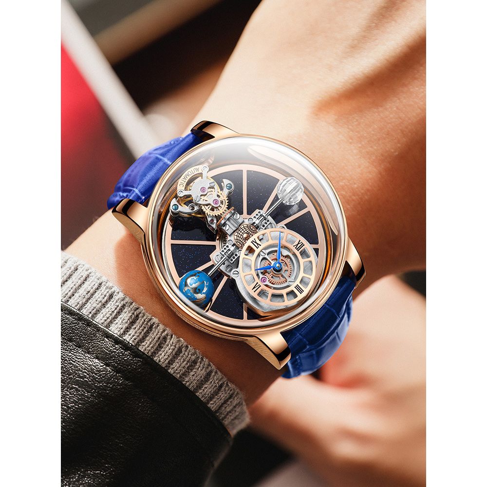 Luxury Tourbillon Quartz Watch