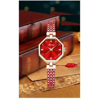 Ladies Bracelet Octagonal Watch