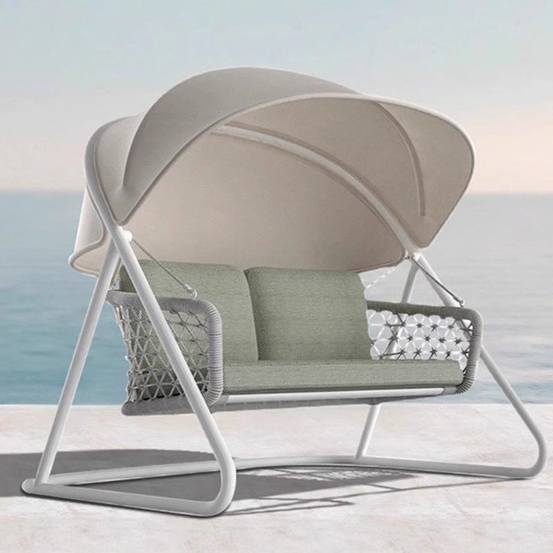 Modern Outdoor Swing Sofa with Canopy