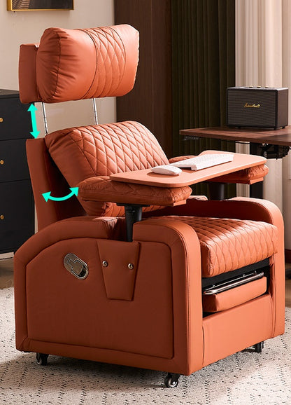 Modern Adjustable Recliner Chair with Tray Table