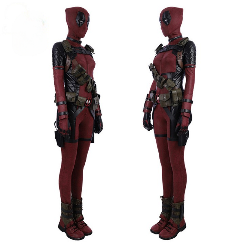 Female Deadpool Cosplay Costume