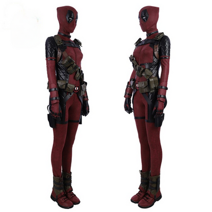 Female Deadpool Cosplay Costume