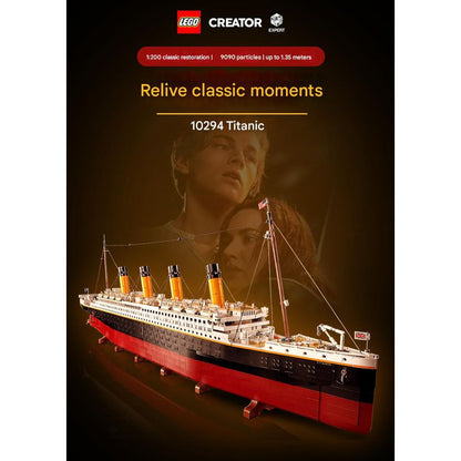 LEGO 10294 Titanic Cruise Ship Building Block Set