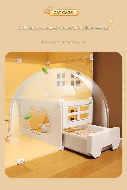 Luxury Indoor Multi Layer Cat Cage