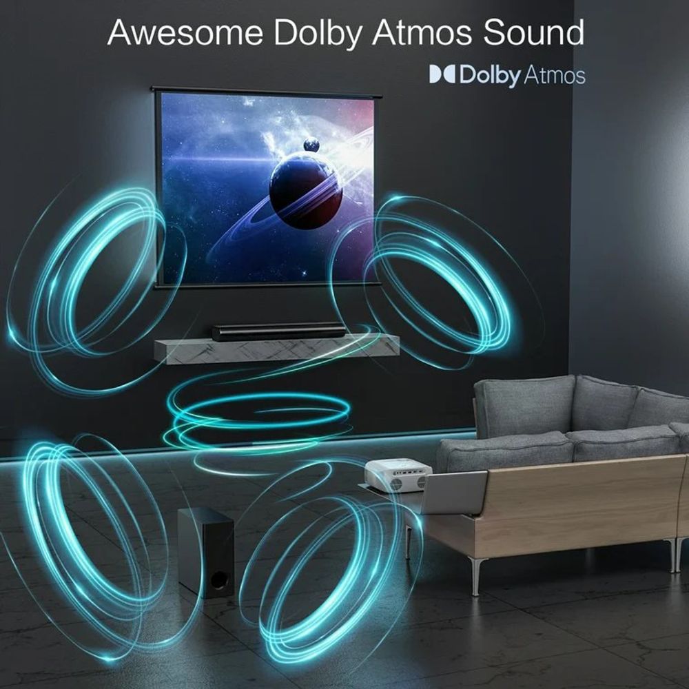 2.1ch Sound Bar Dolby Atmos with Subwoofer