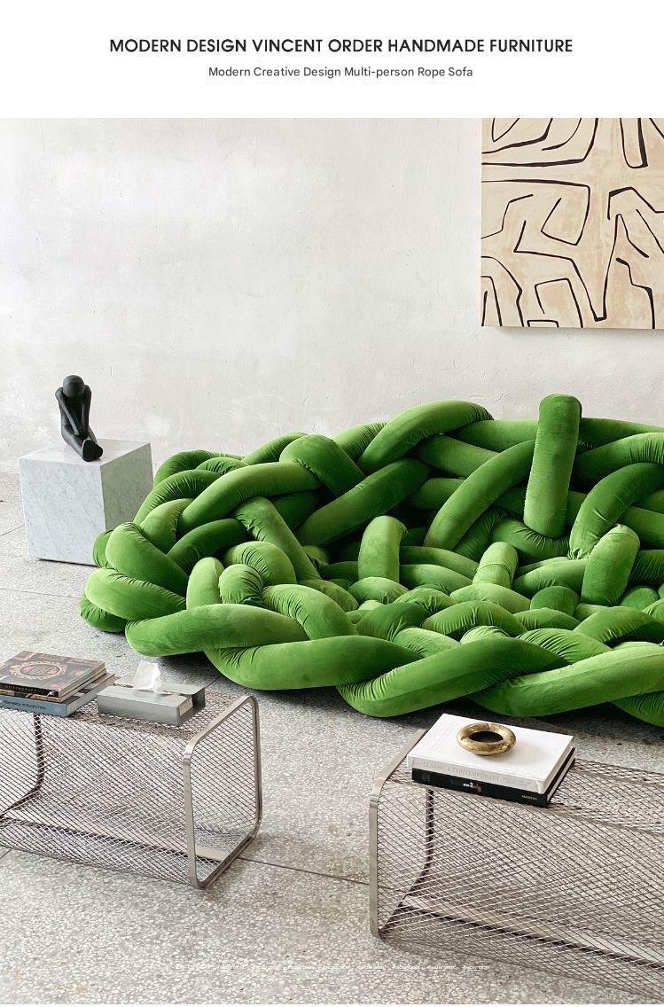 Italian Luxury Python Shaped Sofa
