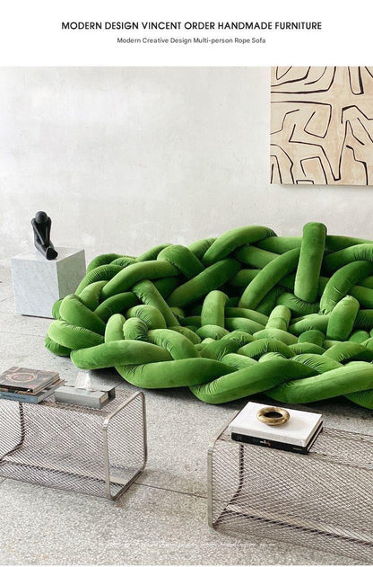 Italian Luxury Python Shaped Sofa