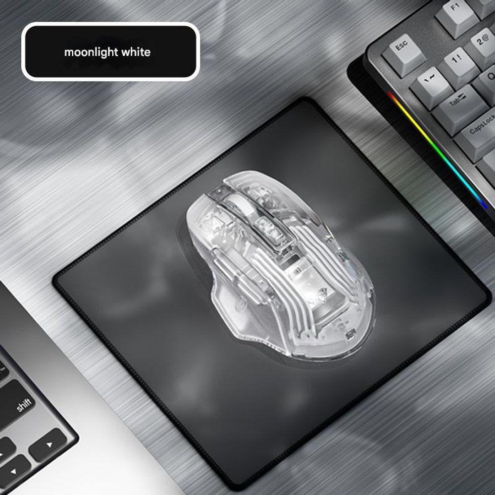 Wolf Spider SC518 RGB Wireless Transparent Gaming Mouse