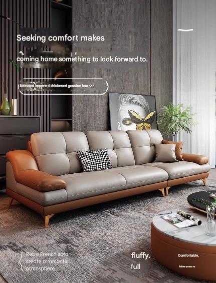 Italian Luxury Leather Sofa