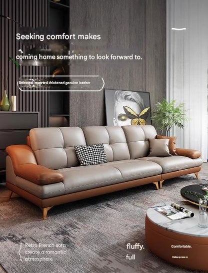 Italian Luxury Leather Sofa