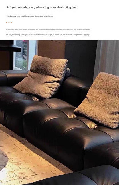Italian Luxury Leather Sofa