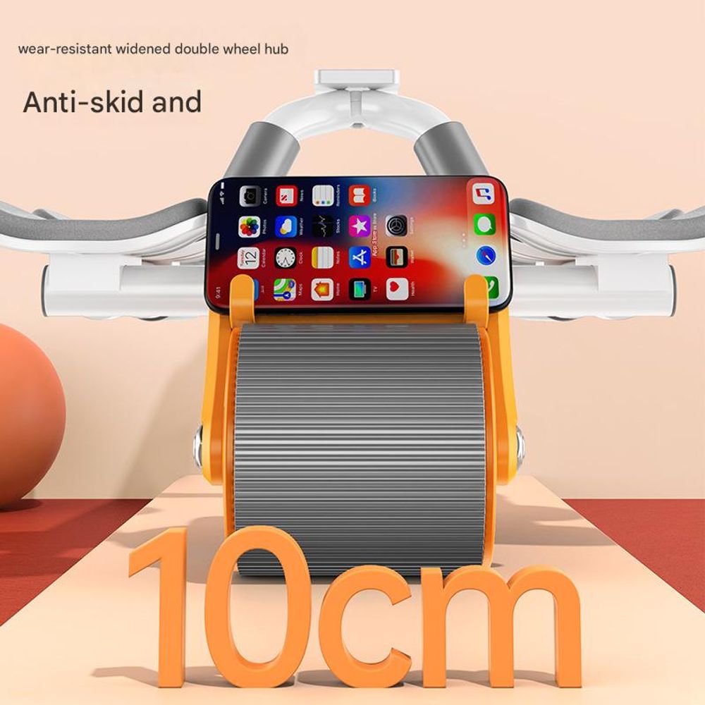 Multifunctional Automatic Abdominal Wheel with Mobile Holder