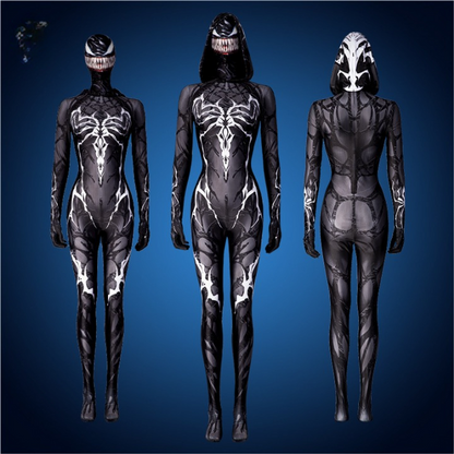 Venom Black Poison Queen Cosplay Costume