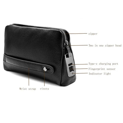 Fingerprint Hand Held Lock Bag