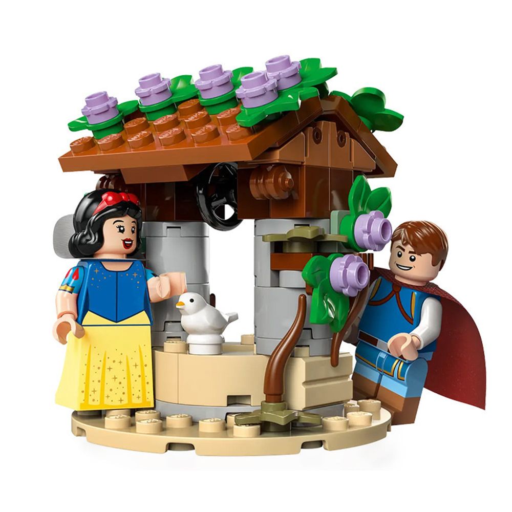 LEGO 43242 Disney Snow White and The Seven Dwarfs Cottage Blocks Set