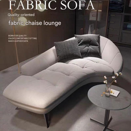 Modern Curved Chaise Lounge Chair