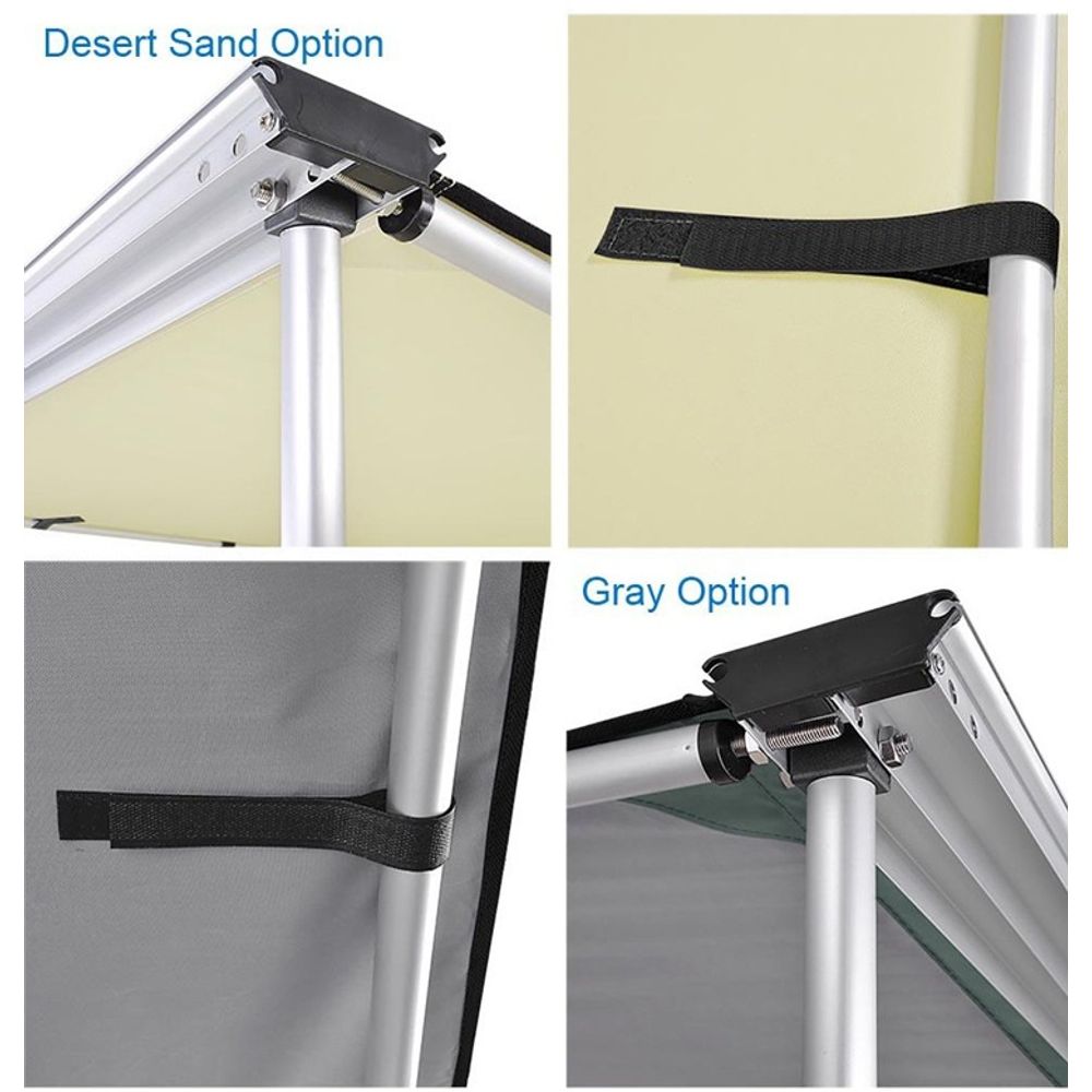 Car Side Sunshade Tent Camper 47/5 WRITE & REVUE ® in m