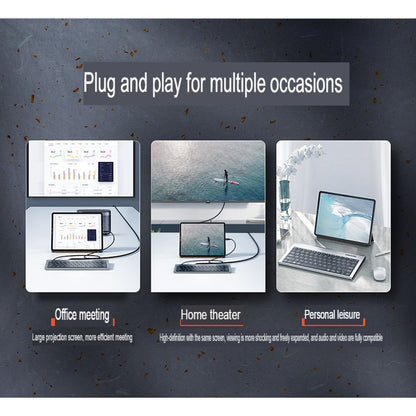 11 in 1 Typec Docking Station Keyboard