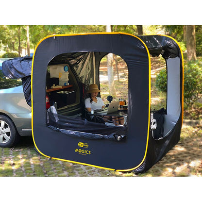 Extended pop-up tent For Car