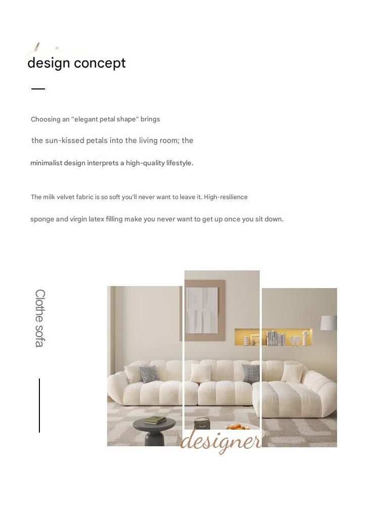 Luxury L-Shape Sectional Sofa with Chaise Lounge