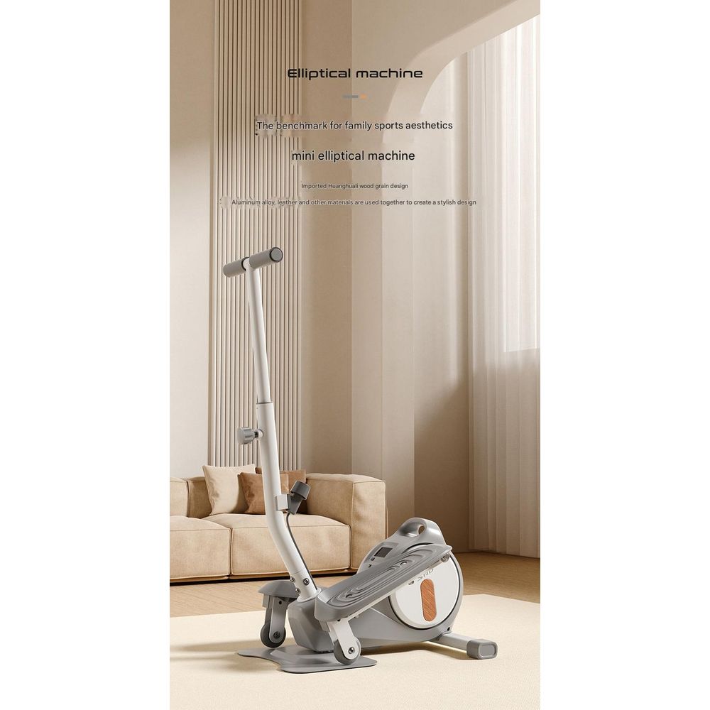 Gym Foldable Elliptical Machine with Handle