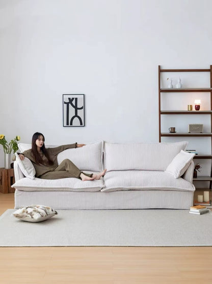 Luxury Corduroy Fabric Sofa