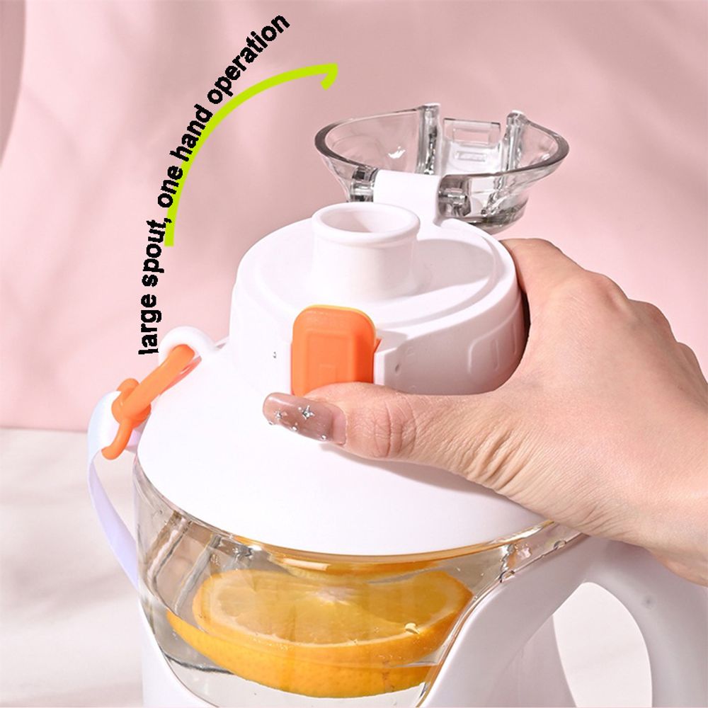 2200ml Durable Barrel Shape Sports Water Bottle