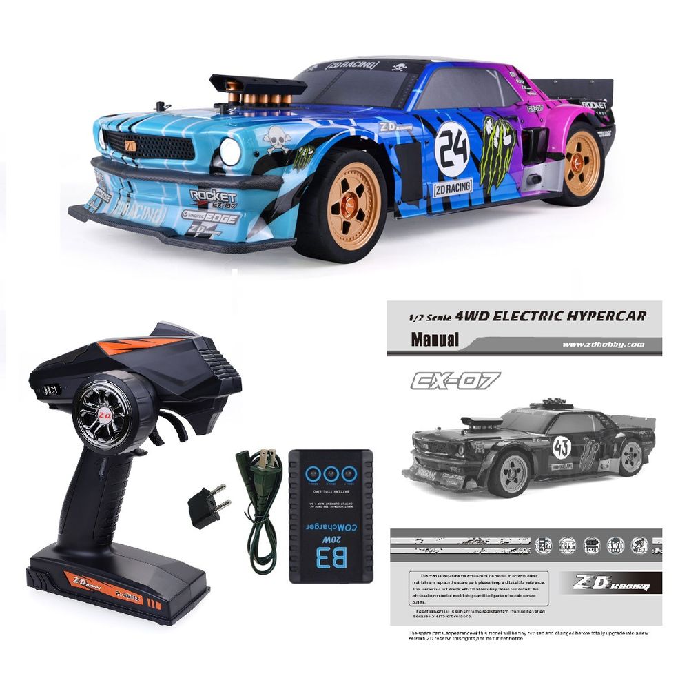 ZD 1/7 Scale Electric 130km/H Hyper Remote Control Car