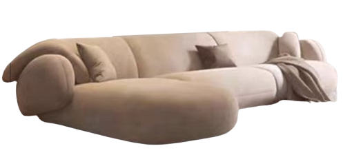 Luxury Curved L Shape Sofa