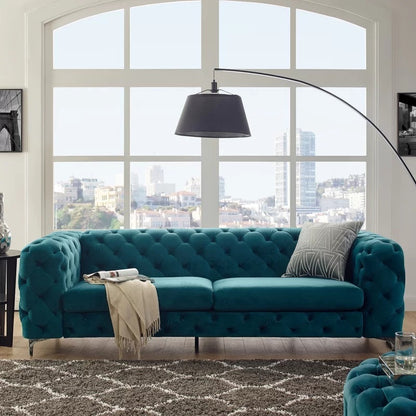 Modern Luxury Velvet Tufted Sofa