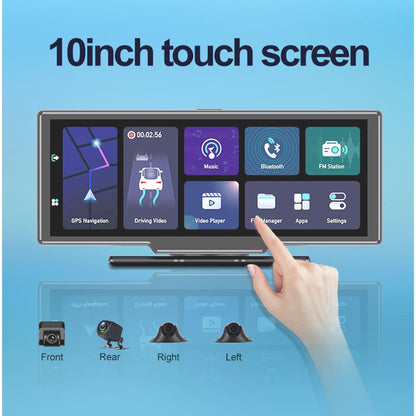 10 Inch 4G 360 Degree Truck and Car Four Recording Dash Cam