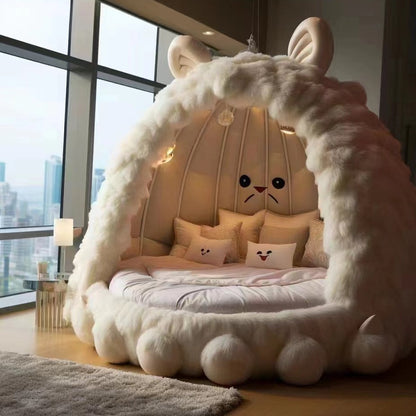 Cute Bear Shaped Canopy Bed