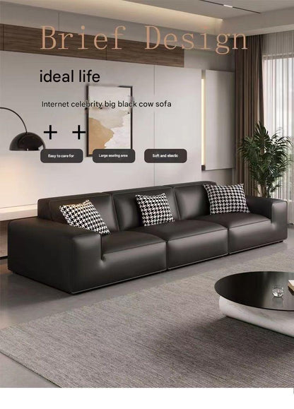 Luxury 3 Seater Leather Sofa