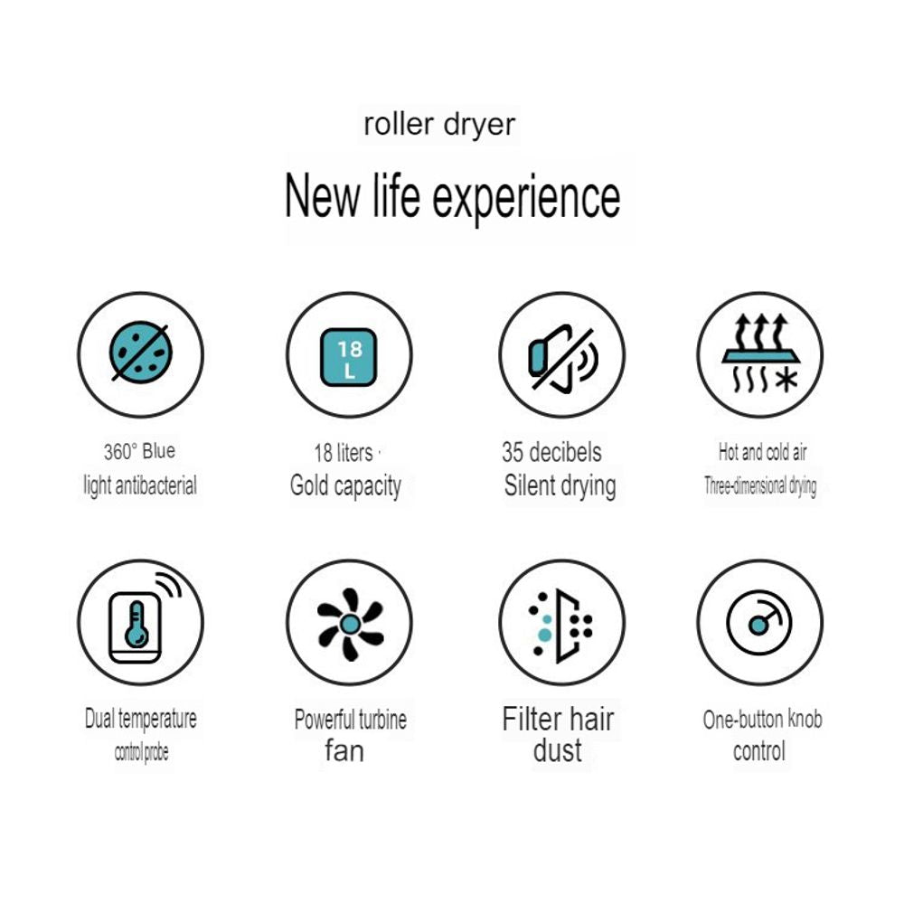 450W Mini Clothes Dryer Machine 10