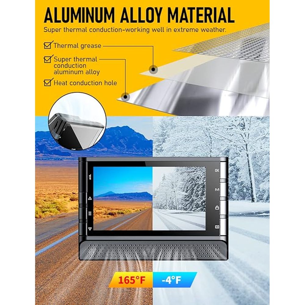 4K Recorder Dual-Channel WIFI Car Dash Cam 6