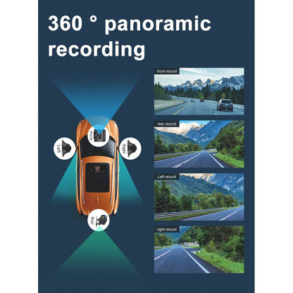 10 Inch 4G 360 Degree Truck and Car Four Recording Dash Cam