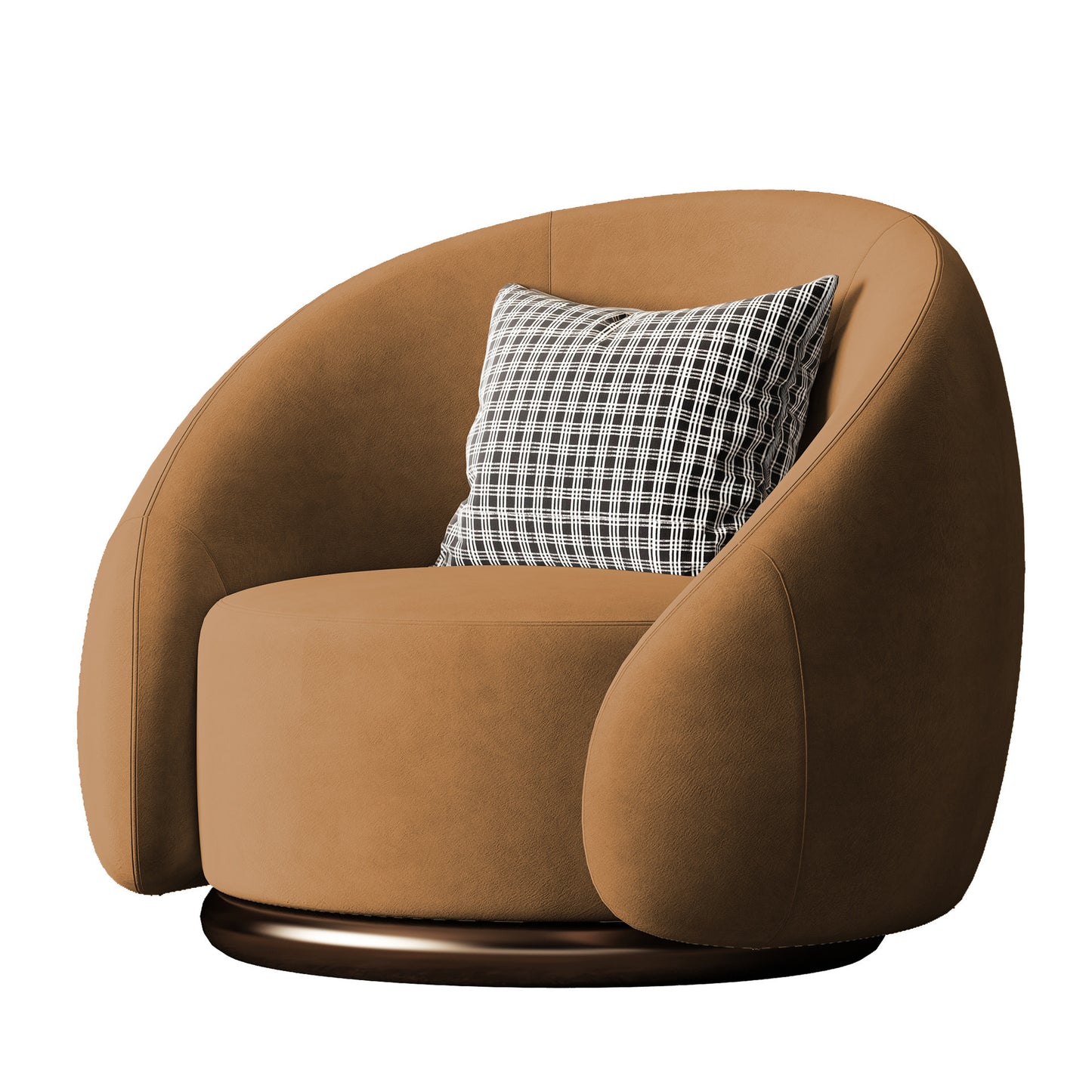Luxury Rotating Single Seater Sofa With Deep Seating