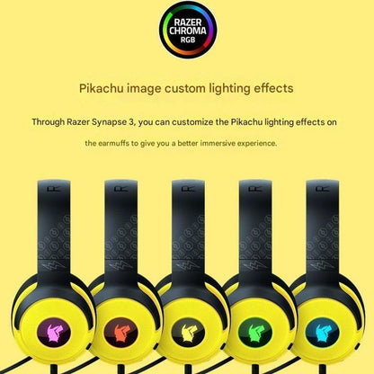 Razer Pokemon Pikachu Wired Headset With Microphone
