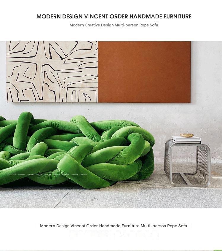 Italian Luxury Python Shaped Sofa