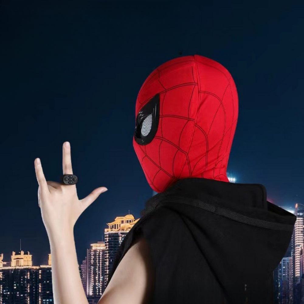 LED Remote Control Movable Spiderman Mask