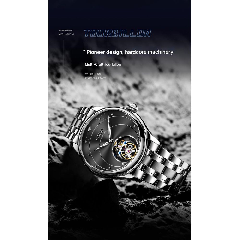 AESOP Luminous Waterproof Mechanical Men's Watch