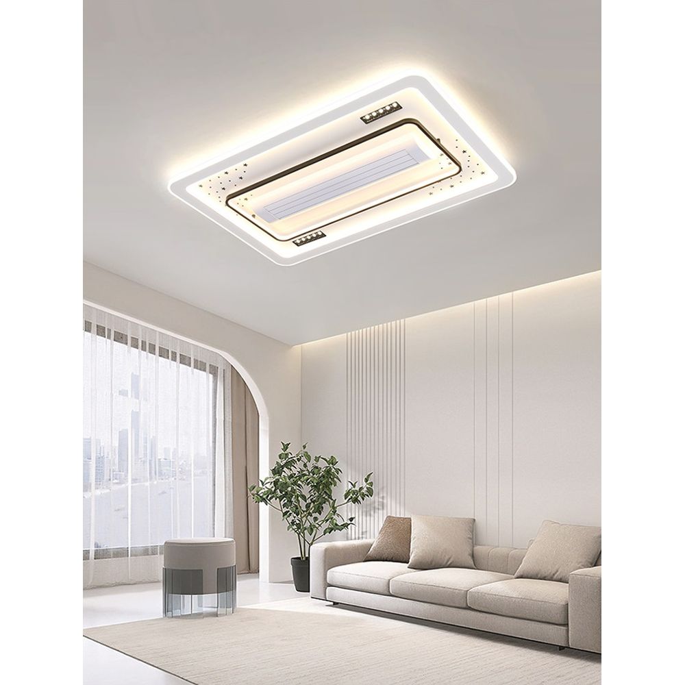 Minimalist Bladeless LED Ceiling Fan