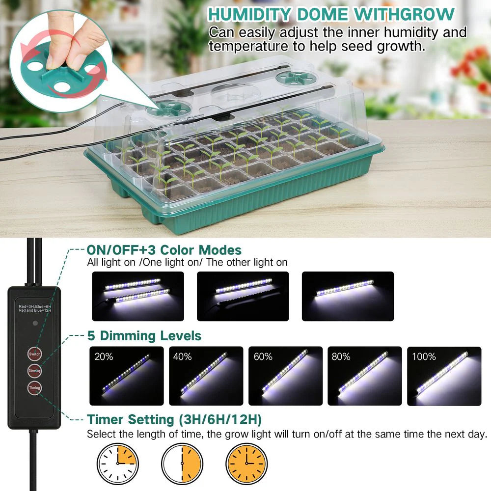 LED Seed Starter Kit Tray
