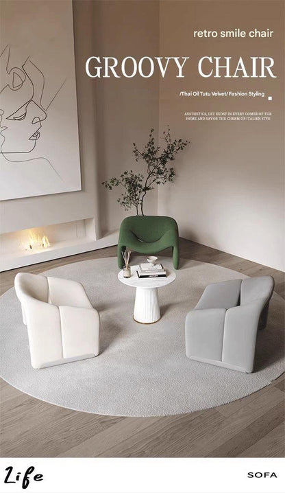Luxury Casual Lamb Velvet Chair
