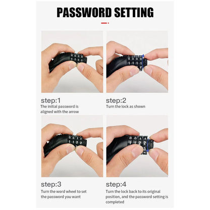 Portable Electric Bicycle Lock