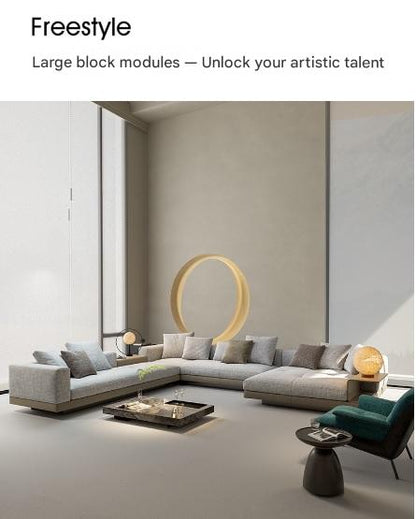 Modern Luxury Modular Fabric Sectional Sofa