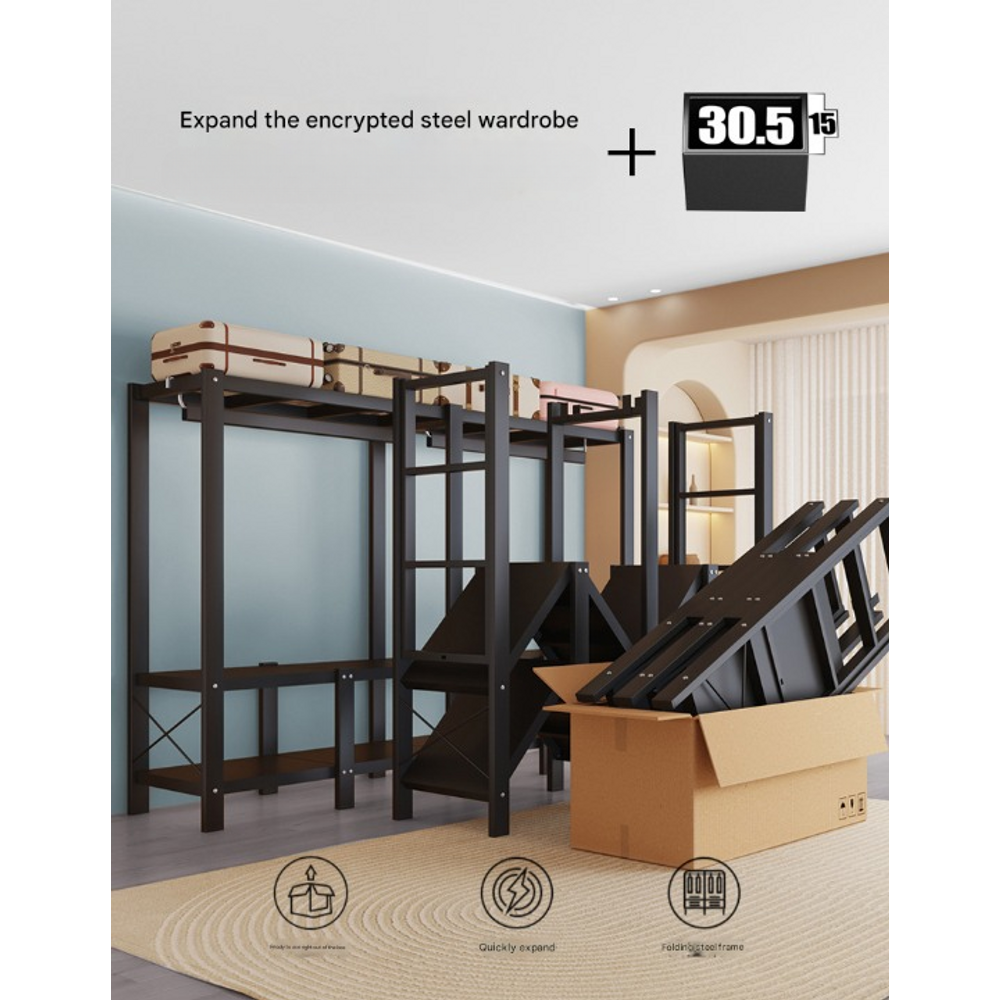 0.9M Folding Cloth Storage Wardrobe