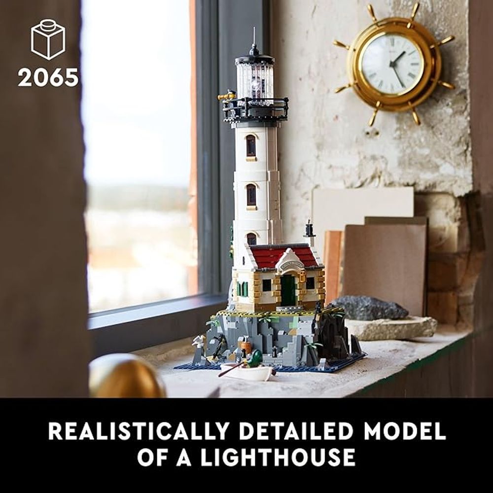 LEGO 21335 Motorized Lighthouse Building Blocks Set