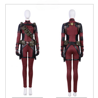 Female Deadpool Cosplay Costume